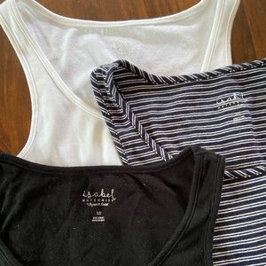 3 for 1 basic maternity tanks! $25 for all three.